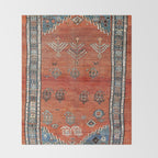 Bakhshaish Azerbaijan Northwest Persian Carpet Print Throw Blanket Gallery Image 2