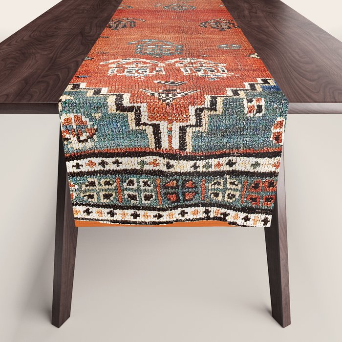 Bakhshaish Azerbaijan Northwest Persian Carpet Print Table Runner Gallery Image 1