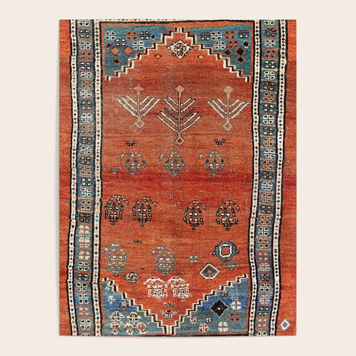 Bakhshaish Azerbaijan Northwest Persian Carpet Print Poster Gallery Image 4