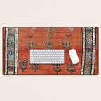 Bakhshaish Azerbaijan Northwest Persian Carpet Print Desk Mat Gallery Image 1