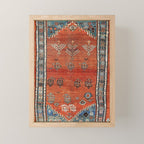 Bakhshaish Azerbaijan Northwest Persian Carpet Print Mini Art Print Gallery Image 1