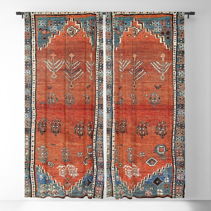 Bakhshaish Azerbaijan Northwest Persian Carpet Print Window Curtain Gallery Image 5