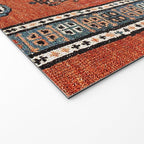 Bakhshaish Azerbaijan Northwest Persian Carpet Print Welcome Mat Gallery Image 2