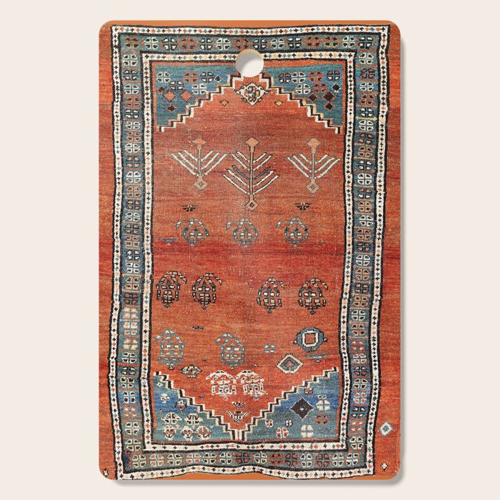 Bakhshaish Azerbaijan Northwest Persian Carpet Print Cutting Board Gallery Image 1