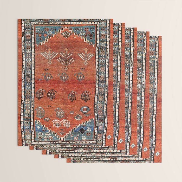 Bakhshaish Azerbaijan Northwest Persian Carpet Print Wrapping Paper Gallery Image 3