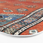 Bakhshaish Azerbaijan Northwest Persian Carpet Print Bath Mat Gallery Image 3
