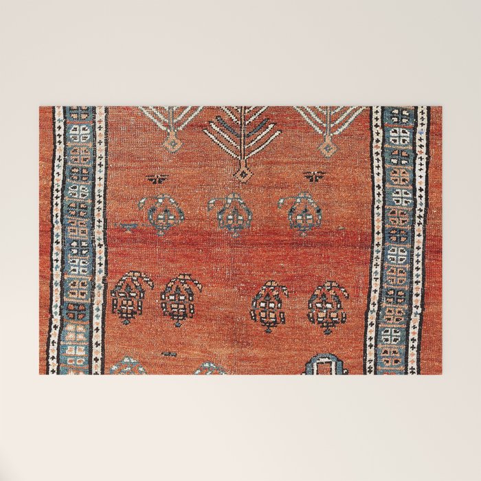 Bakhshaish Azerbaijan Northwest Persian Carpet Print Welcome Mat Gallery Image 1