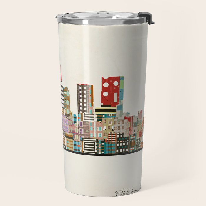 oklahoma city skyline Travel Mug Gallery Image 2