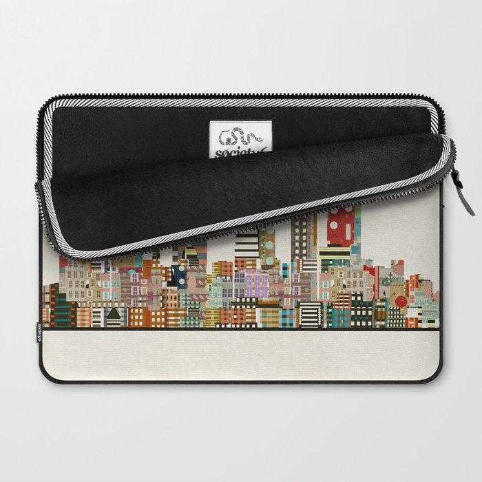 oklahoma city skyline Laptop Sleeve Gallery Image 2