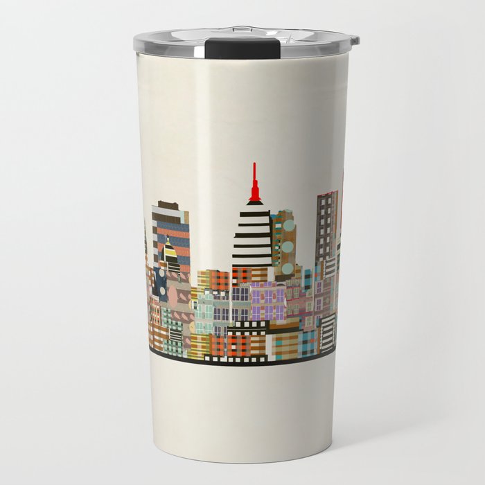 oklahoma city skyline Travel Mug Gallery Image 1