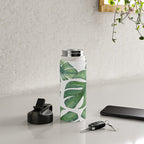 Monstera Leaves Water Bottle Gallery Image 5