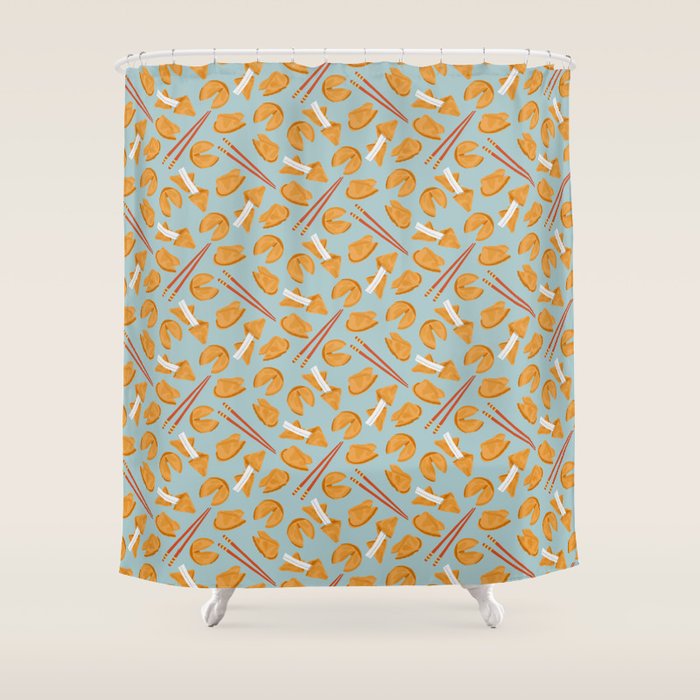 Fortune Cookie Fun Shower Curtain Gallery Image 1