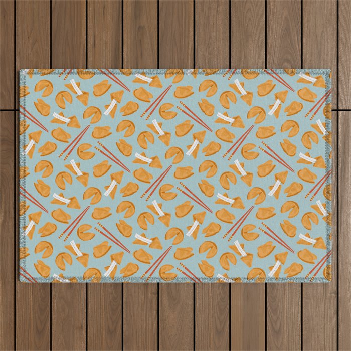 Fortune Cookie Fun Outdoor Rug Gallery Image 1