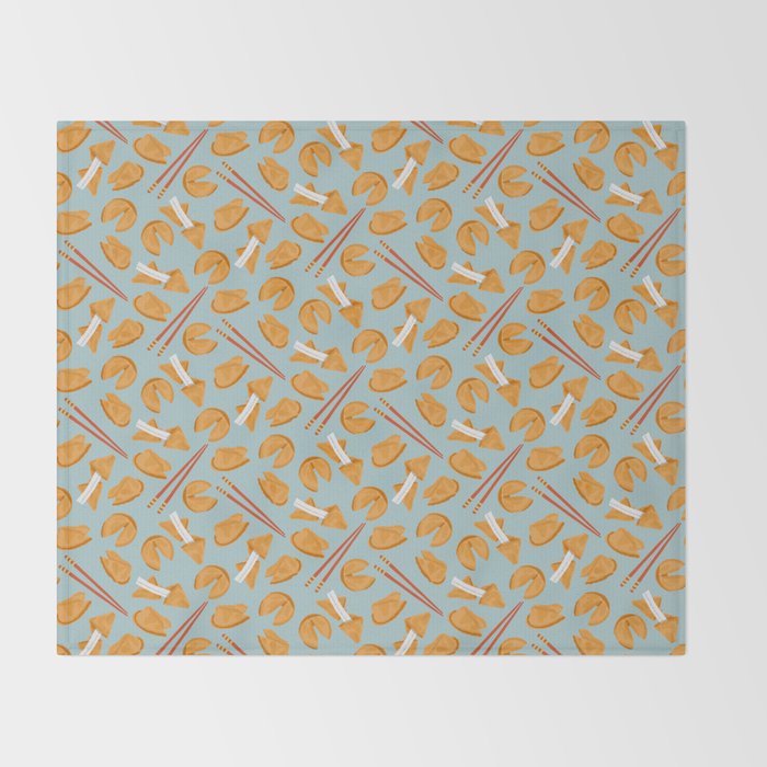 Fortune Cookie Fun Throw Blanket Gallery Image 2