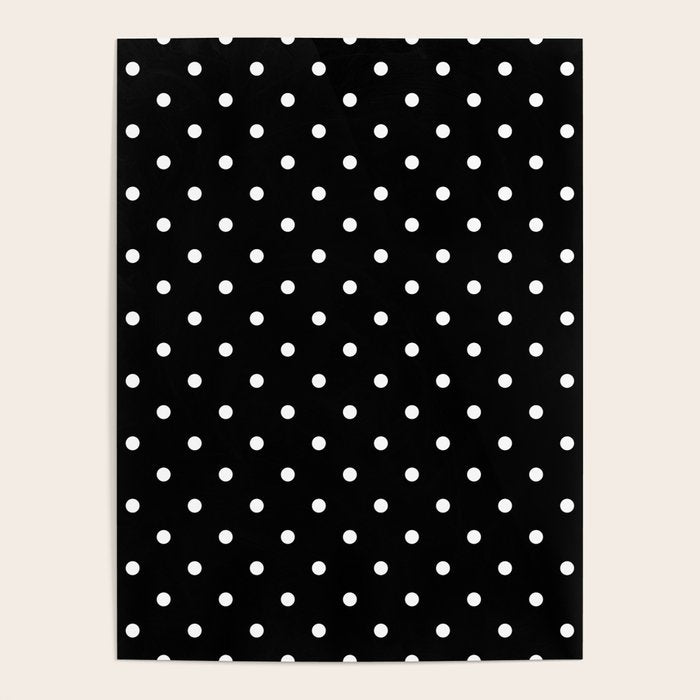 Black and White Polka Dots Poster Gallery Image 4