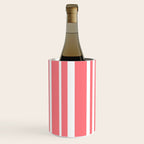 Classic Stripes XXXII - Coral Pink Wine Chiller Gallery Image 2