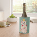 Christmas tree cat drawing Wine Chiller Gallery Image 4