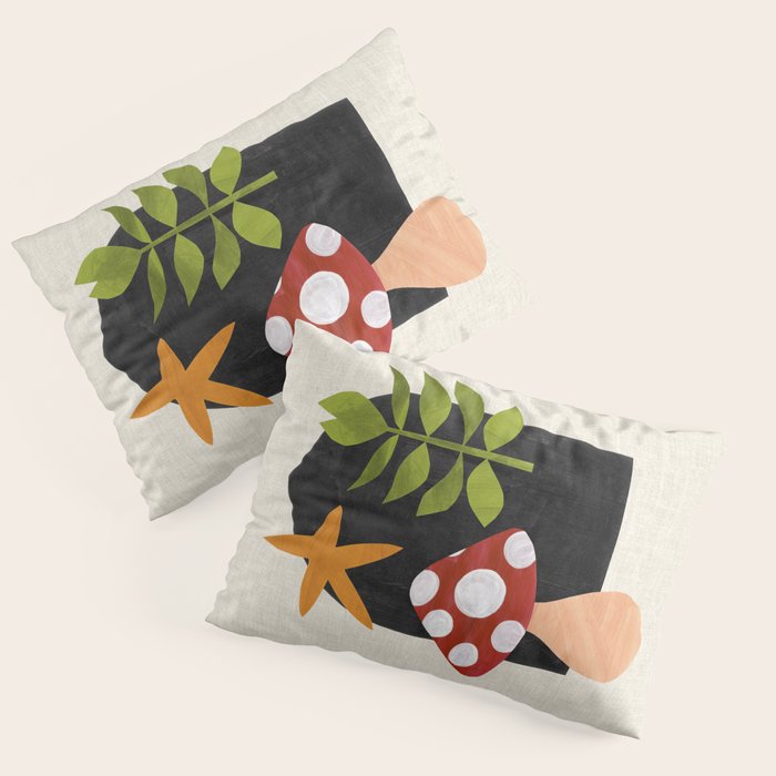 Magic Forest Mushroom Pillow Sham Gallery Image 3