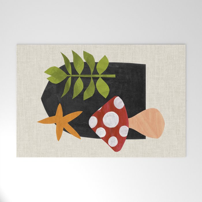 Magic Forest Mushroom Welcome Mat Gallery Image 1