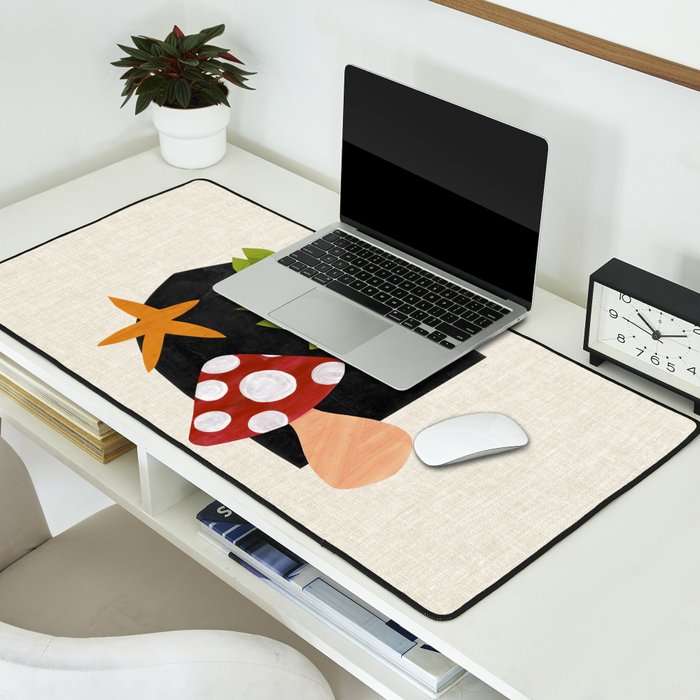 Magic Forest Mushroom Desk Mat Gallery Image 2