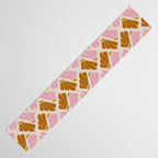 Matisse Inspired Floral Pink Orange Beige  Table Runner Gallery Image 3