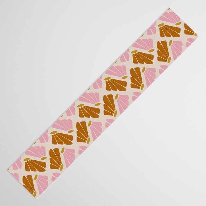 Matisse Inspired Floral Pink Orange Beige  Table Runner Gallery Image 3
