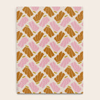 Matisse Inspired Floral Pink Orange Beige  Notebook Gallery Image 4
