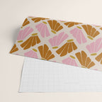 Matisse Inspired Floral Pink Orange Beige  Wrapping Paper Gallery Image 2