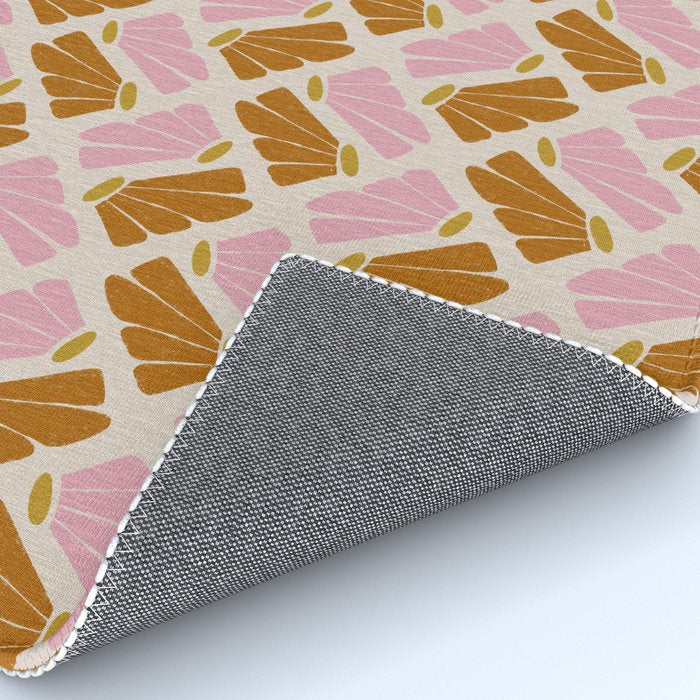 Matisse Inspired Floral Pink Orange Beige  Rug Gallery Image 4