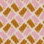 Matisse Inspired Floral Pink Orange Beige  Coffee Mug Gallery Image 2