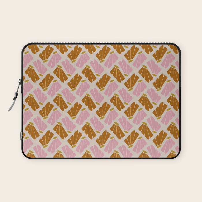 Matisse Inspired Floral Pink Orange Beige  Laptop Sleeve Gallery Image 1