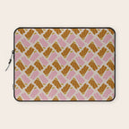 Matisse Inspired Floral Pink Orange Beige  Laptop Sleeve Gallery Image 1