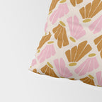 Matisse Inspired Floral Pink Orange Beige  Pillow Sham Gallery Image 4