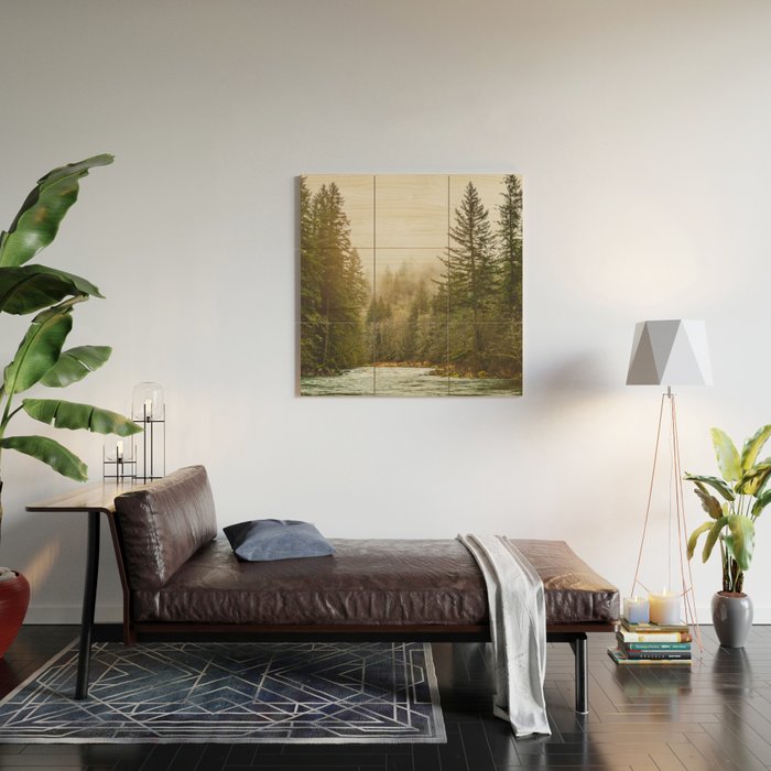 And A River Runs Through It Wood Wall Art Gallery Image 2