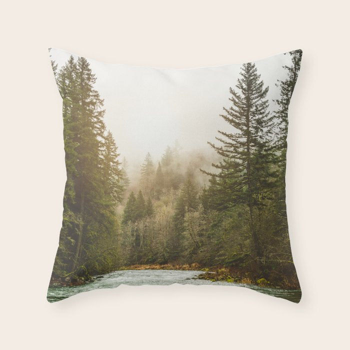 And A River Runs Through It Throw Pillow Gallery Image 6