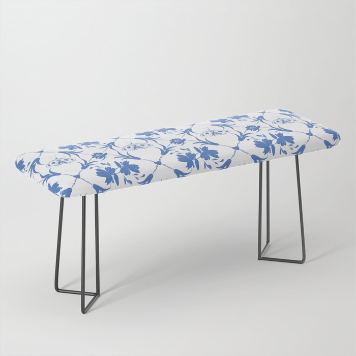 Floral Pleasure blue B Bench Gallery Image 1
