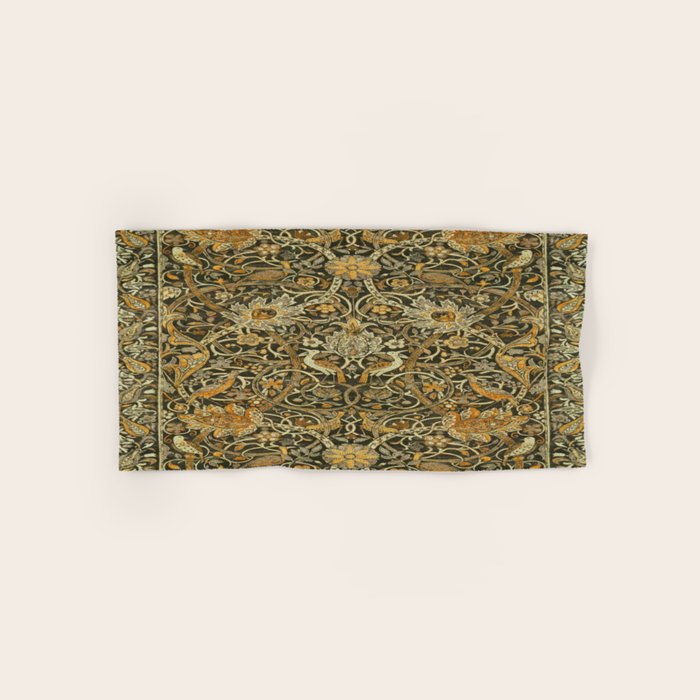 William Morris Bullerswood pattern,No.3, Bath Towel Gallery Image 1