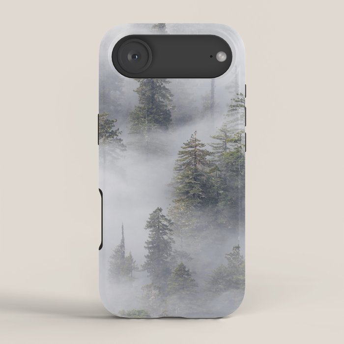 Forest In The Sky - Redwood National Park Foggy Trees iPhone Case Gallery Image 2