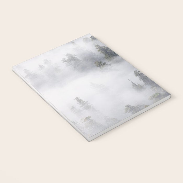 Forest In The Sky - Redwood National Park Foggy Trees Notebook Gallery Image 3