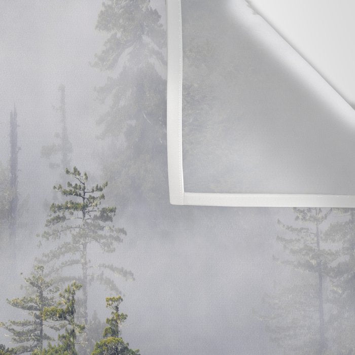 Forest In The Sky - Redwood National Park Foggy Trees Wall Tapestry Gallery Image 3