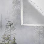 Forest In The Sky - Redwood National Park Foggy Trees Wall Tapestry Gallery Image 3