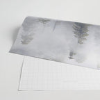 Forest In The Sky - Redwood National Park Foggy Trees Wrapping Paper Gallery Image 2