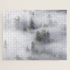 Forest In The Sky - Redwood National Park Foggy Trees Jigsaw Puzzle Gallery Image 1