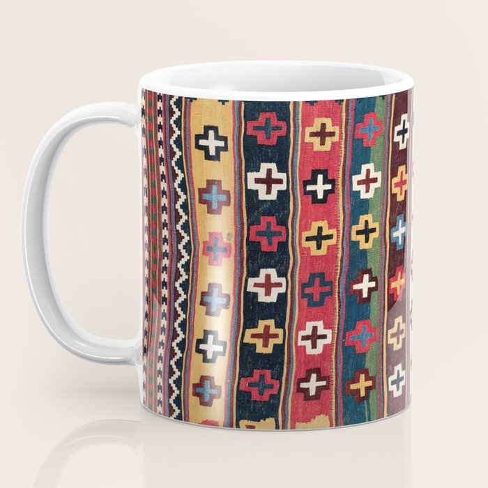 Qashqaâi Fars Southwest Persian Kilim Print Coffee Mug Gallery Image 3