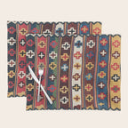Qashqaâi Fars Southwest Persian Kilim Print Placemat Gallery Image 1