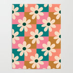 Daisy checkered - colors  Poster Gallery Image 4