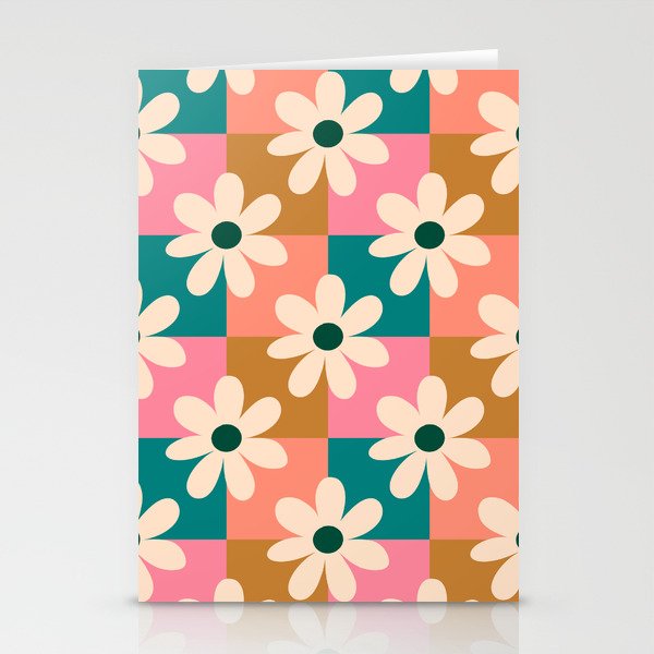 Daisy checkered - colors  Stationery Card Gallery Image 2