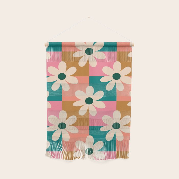 Daisy checkered - colors  Wall Hanging Gallery Image 1