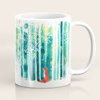 Fox in quiet forest Coffee Mug Gallery Image 1