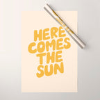 Here Comes the Sun Wrapping Paper Gallery Image 1